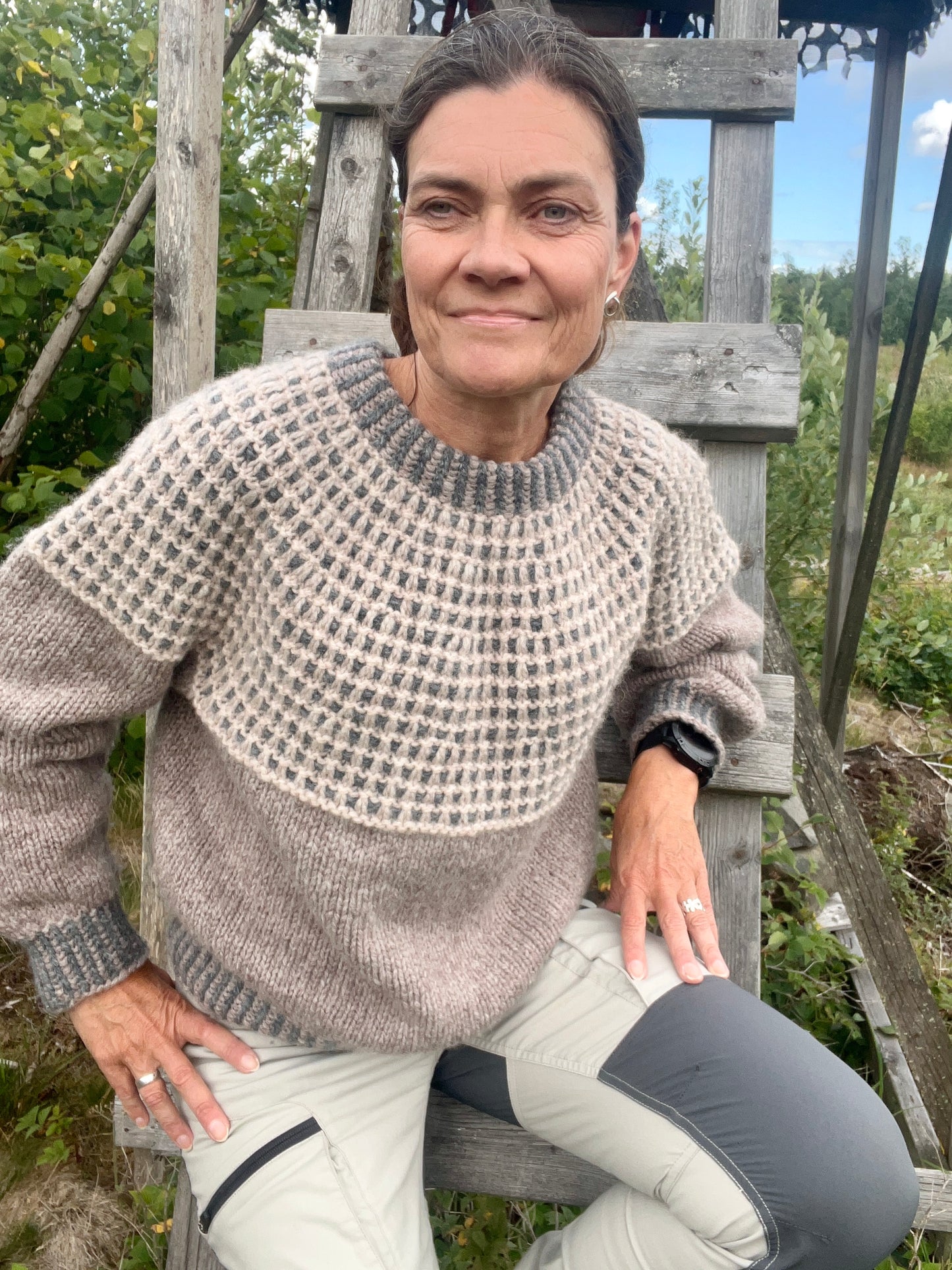 Chunkey Dot's & Dashes Sweater