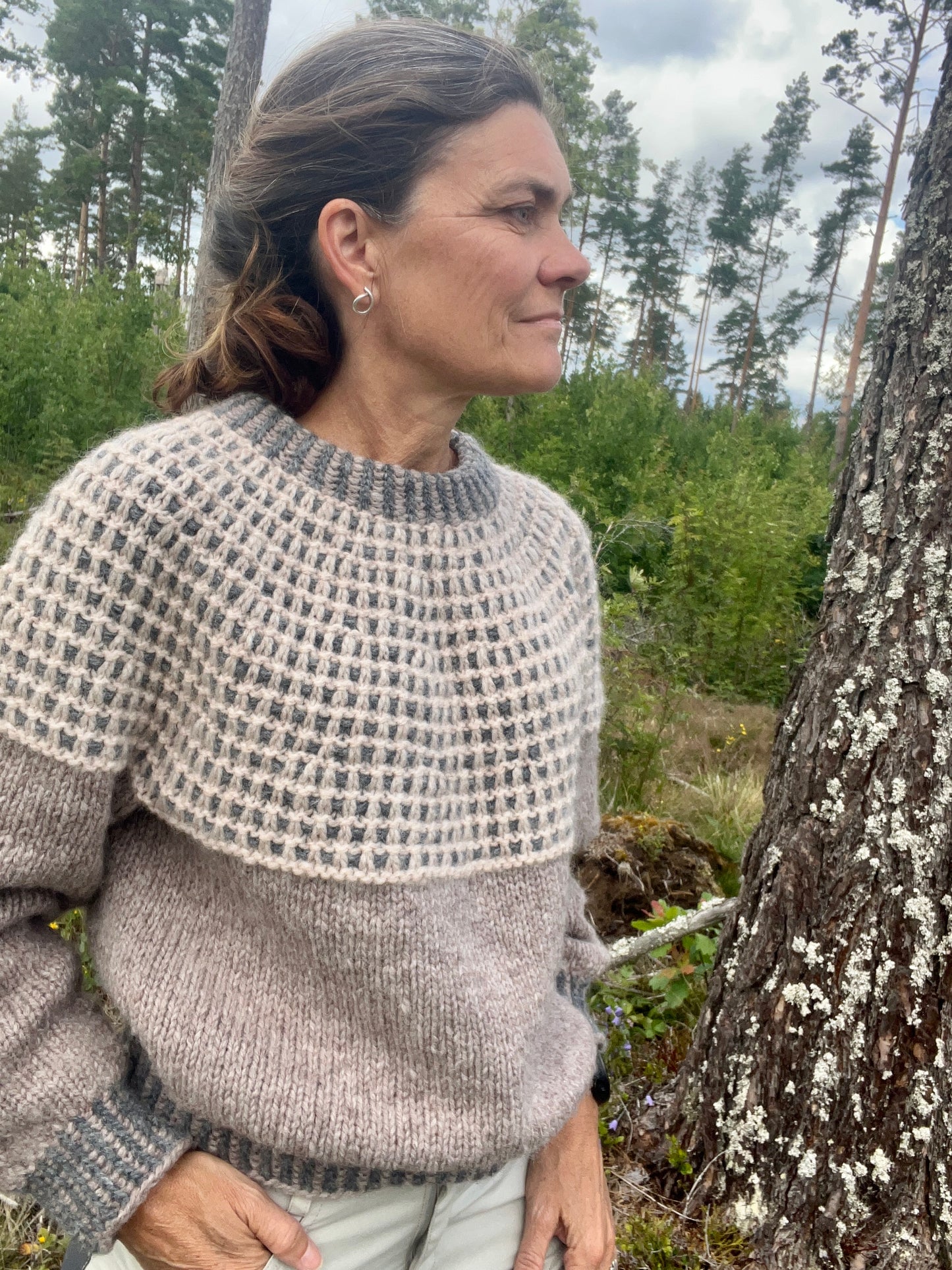 Chunkey Dot's & Dashes Sweater