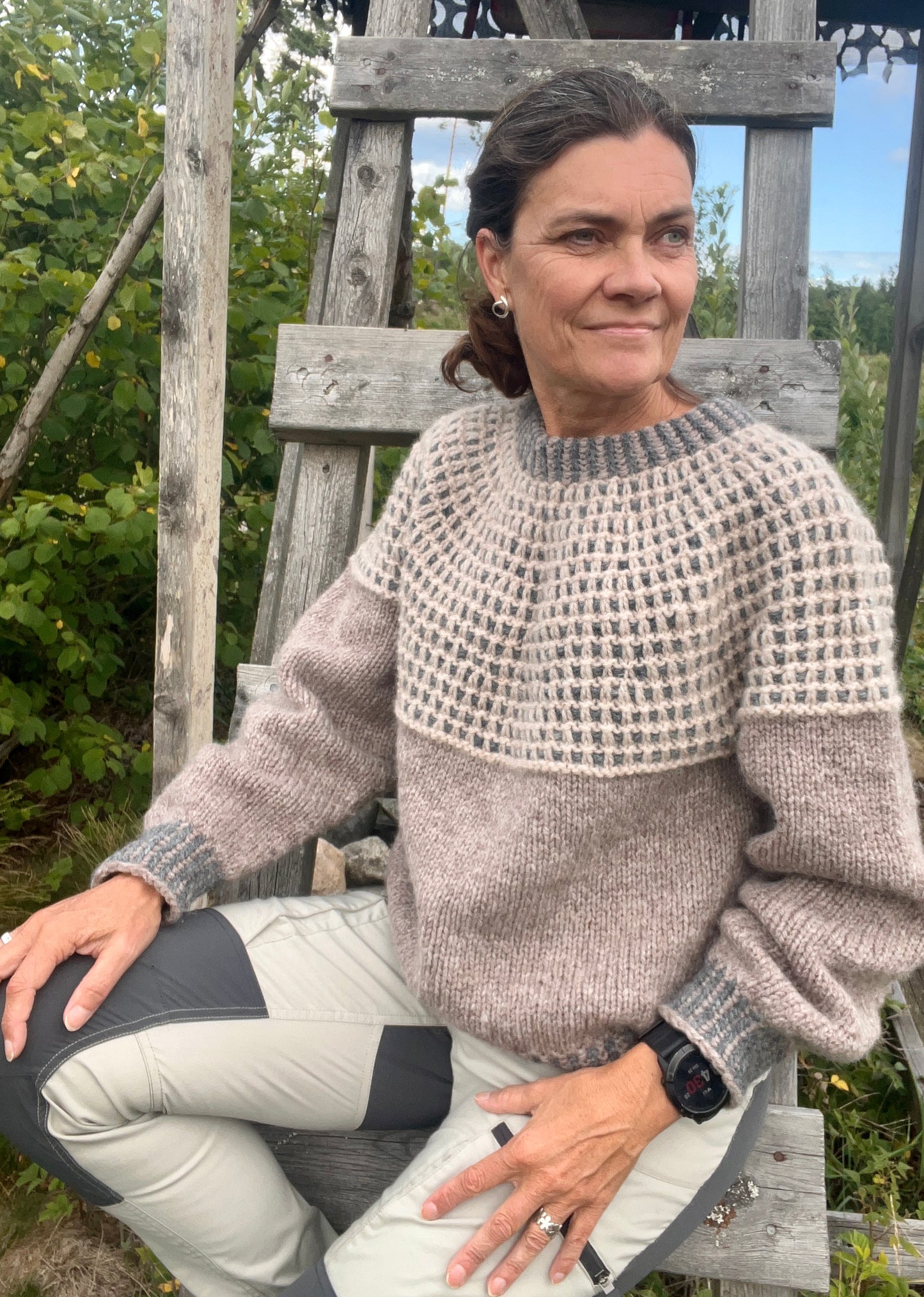 Chunkey Dot's & Dashes Sweater