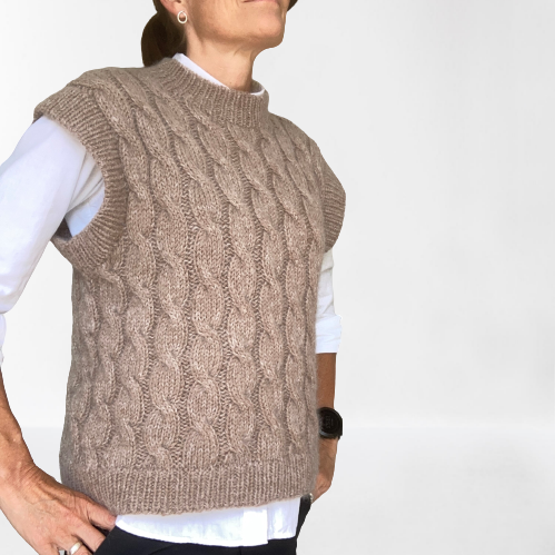 Twist & Cable Slipover