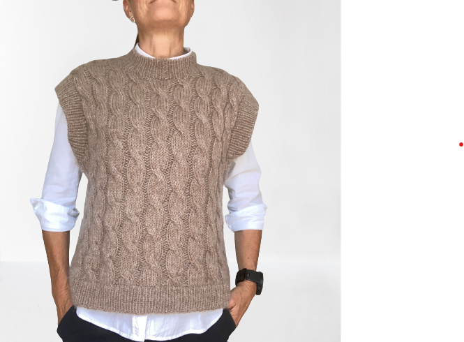 Twist & Cable Slipover