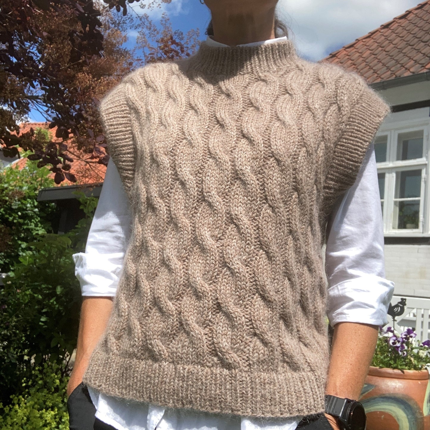 Twist & Cable Slipover