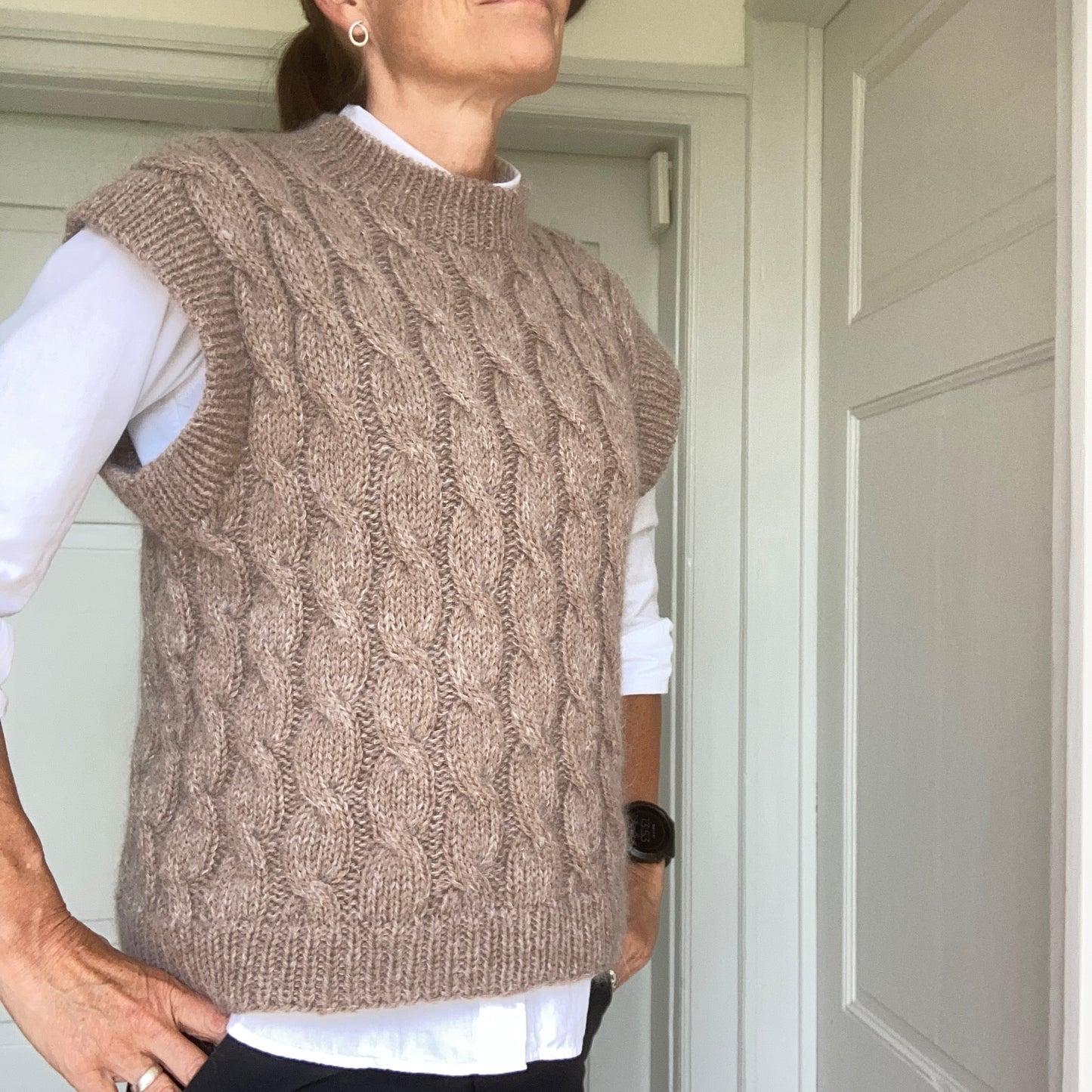 Twist & Cable Slipover