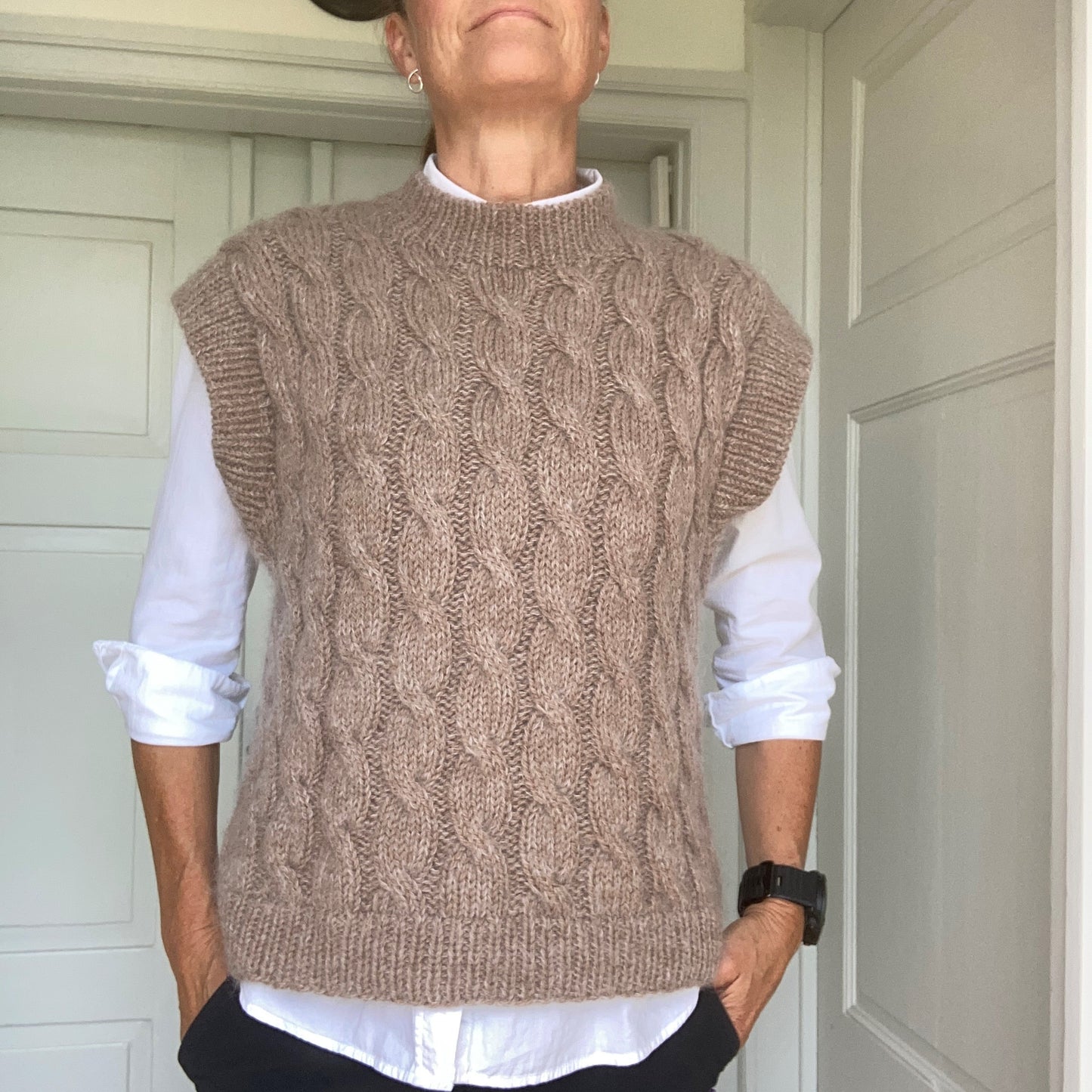 Twist & Cable Slipover
