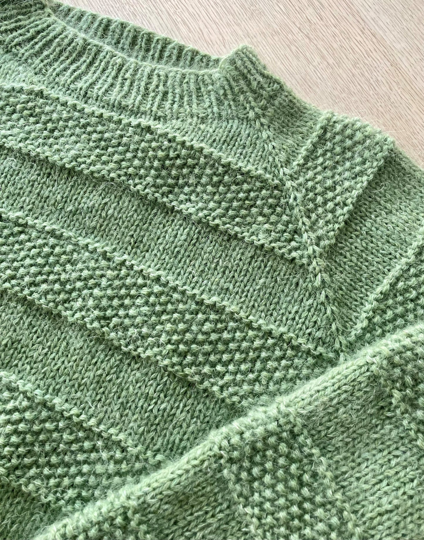 Moss & Stripes Sweater